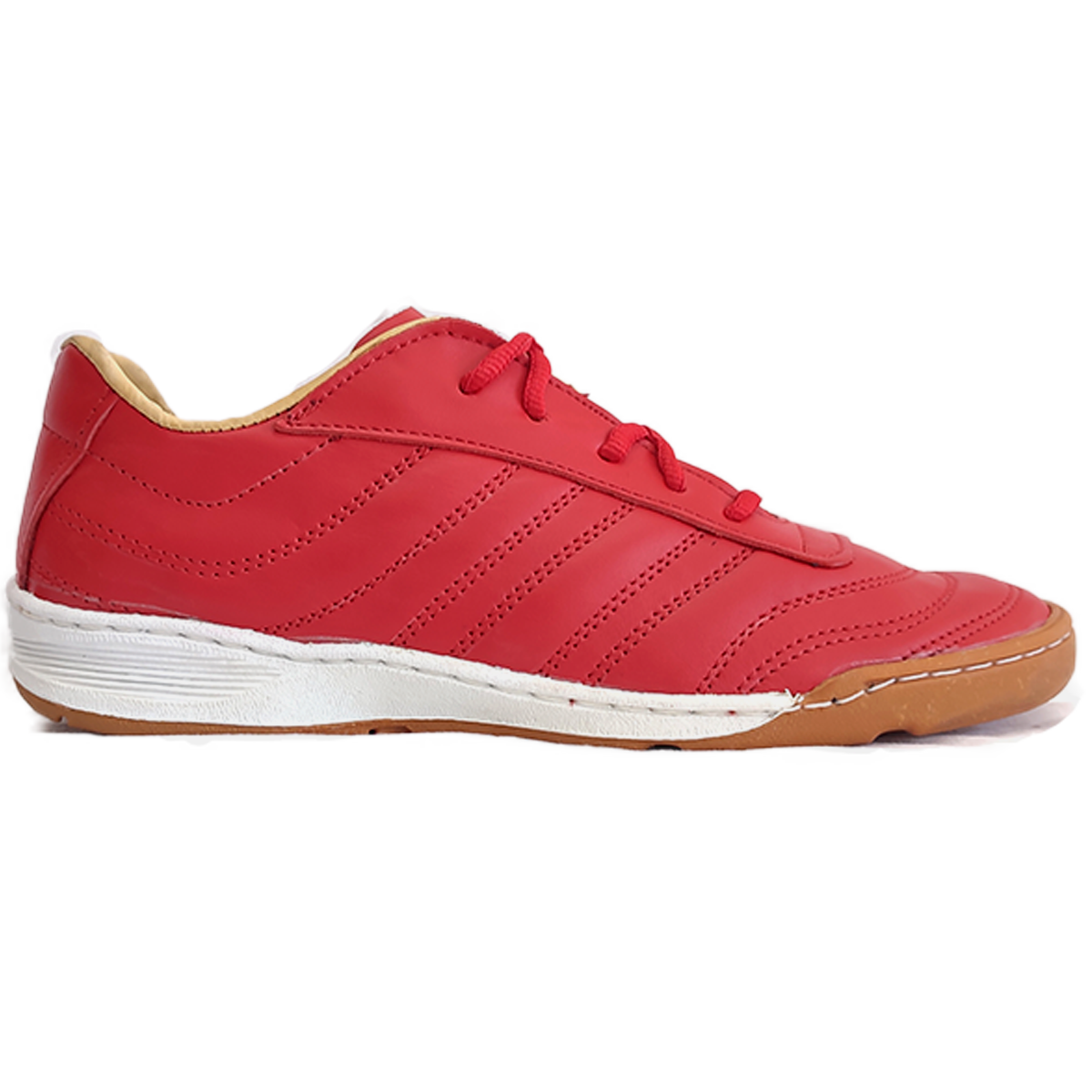 Botines de Futsal Sport Moves Rojos – Cuero Argentino Premium para Indoor