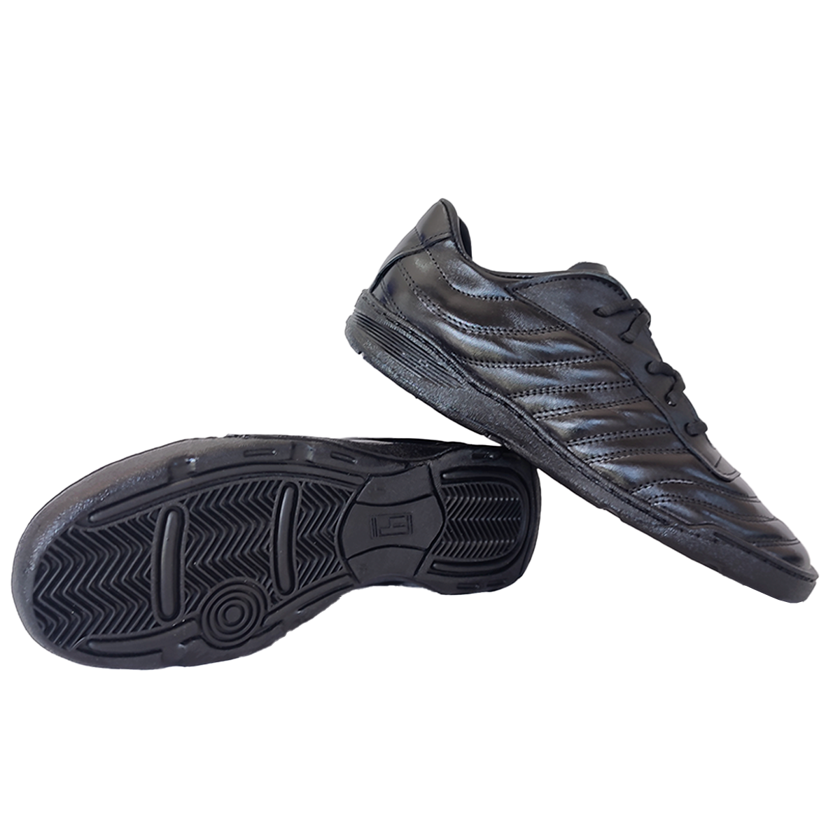 Botines de Futsal Sport Moves Negros – Cuero Argentino Premium para Indoor