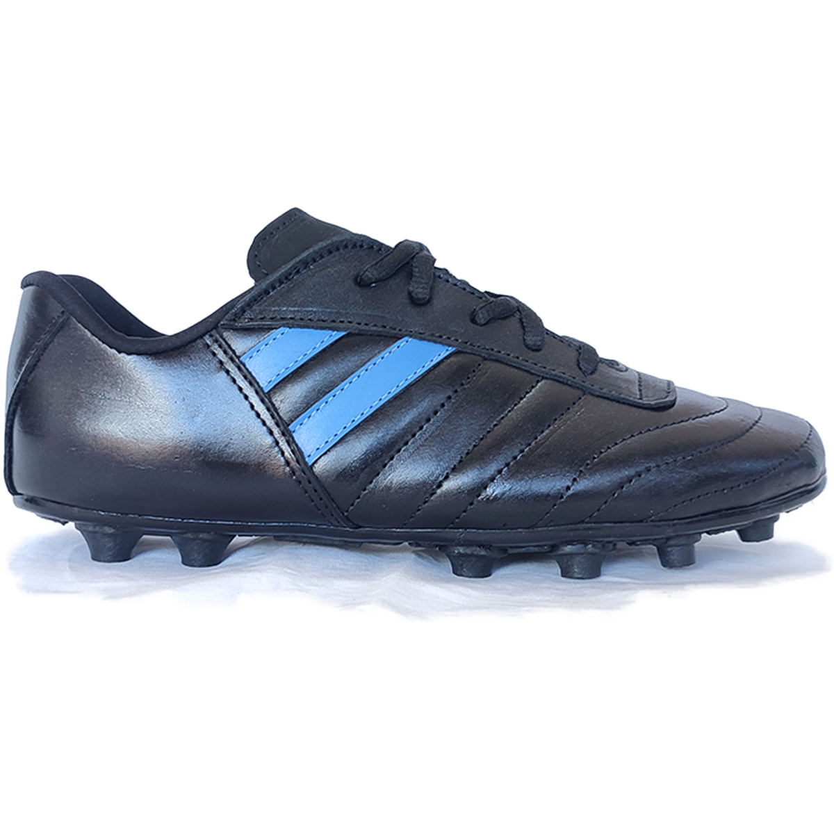 Botines de Campo Sport Moves SM Ruki Azul – Cuero Argentino Premium para Césped Natural