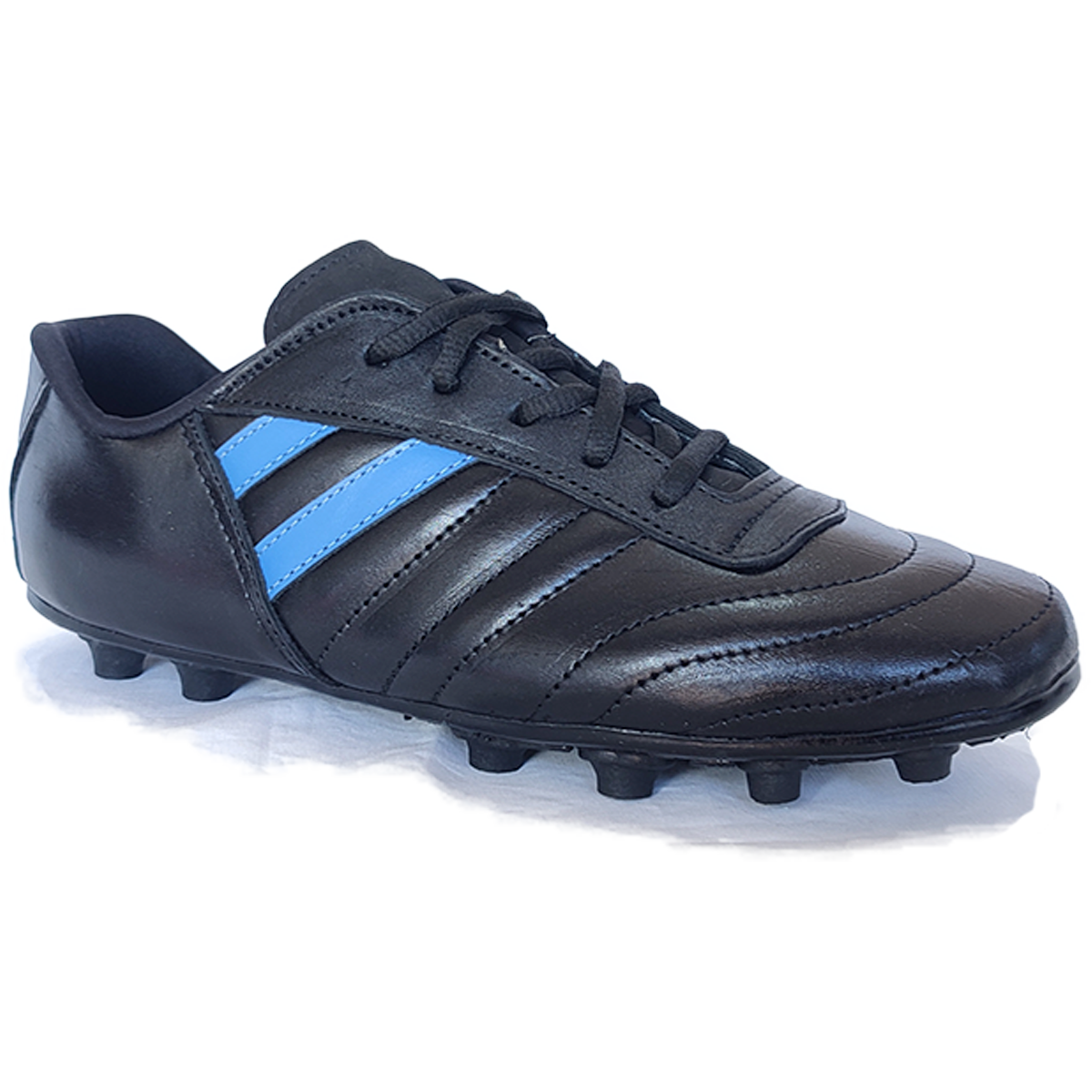 Botines de Campo Sport Moves SM Ruki Azul – Cuero Argentino Premium para Césped Natural