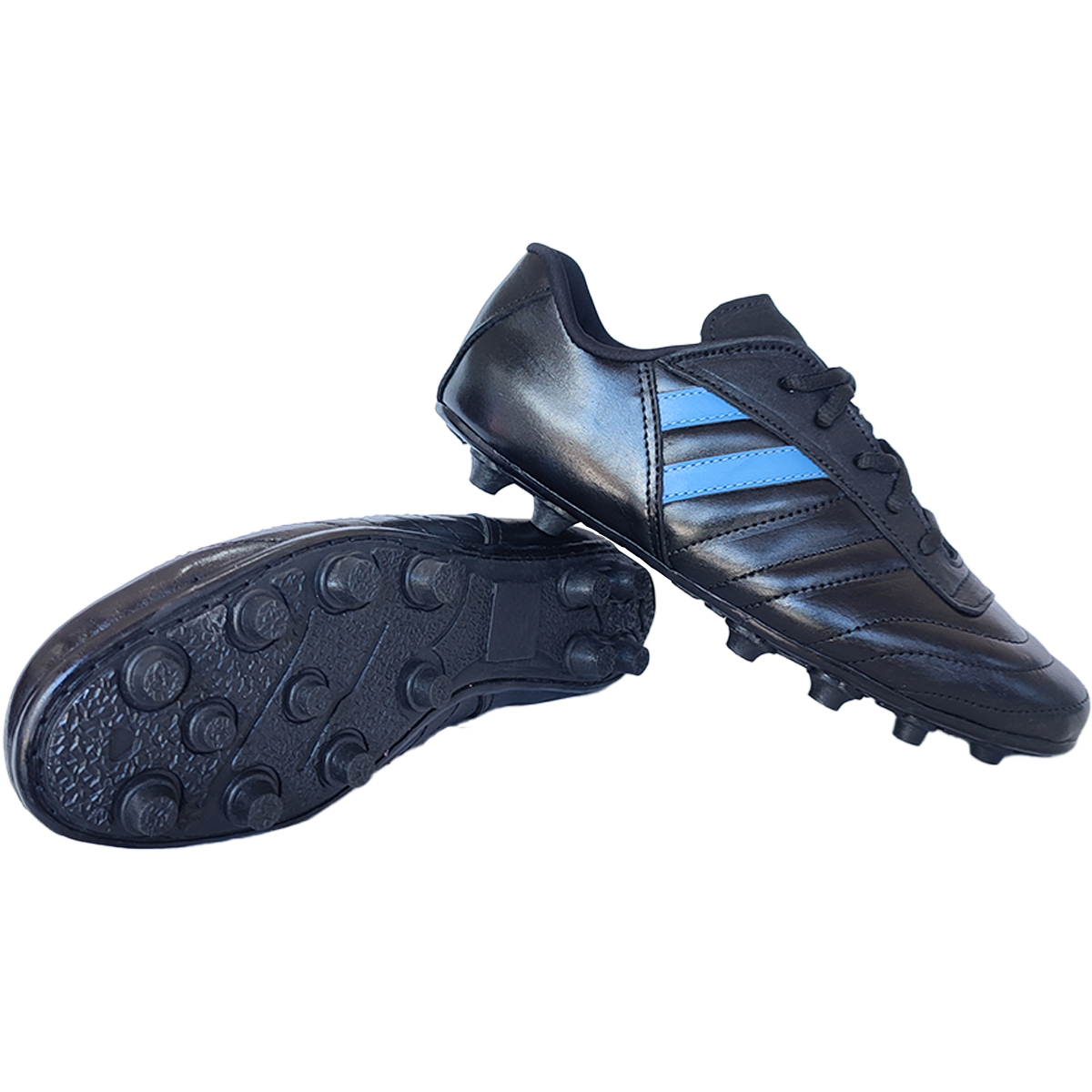 Botines de Campo Sport Moves SM Ruki Azul – Cuero Argentino Premium para Césped Natural