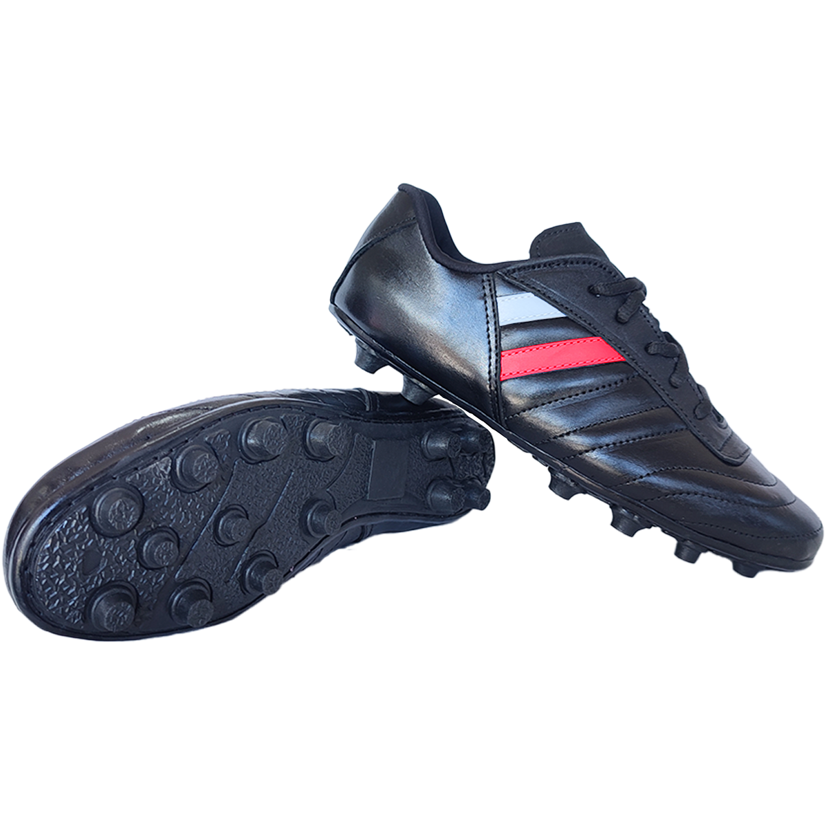 Botines de Campo Sport Moves SM Ruki Rojos – Cuero Argentino Premium para Césped Natural