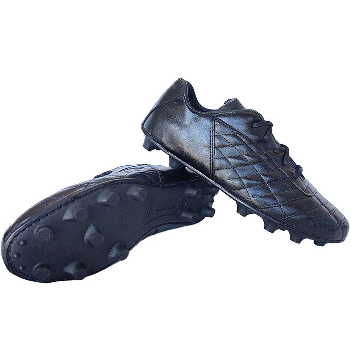 Botines de Campo Sport Moves Negros – Cuero Argentino Premium para Césped Natural