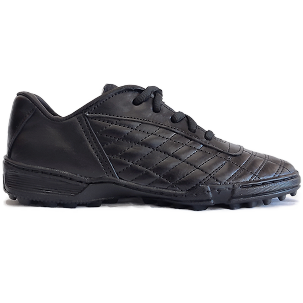 Botines Turf Sport Moves Negros – Cuero Argentino Premium para Césped Sintético
