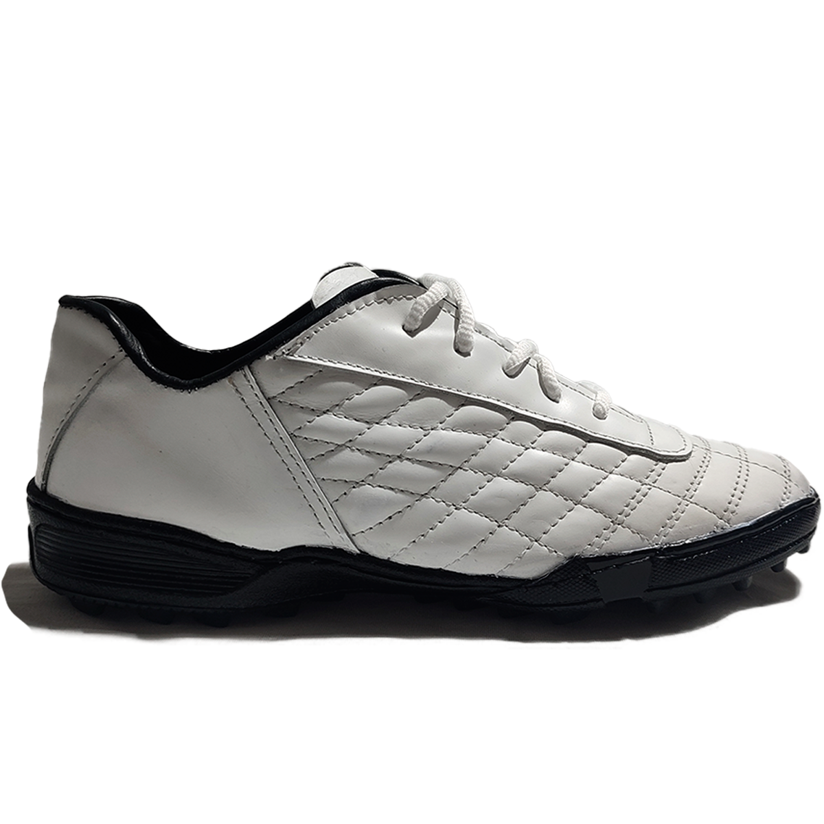 Botines Turf Sport Moves Blancos – Cuero Argentino Premium para Césped Sintético