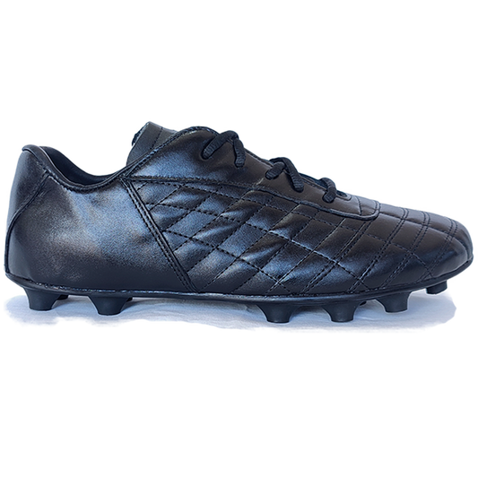 Botines de Campo Sport Moves Negros – Cuero Argentino Premium para Césped Natural